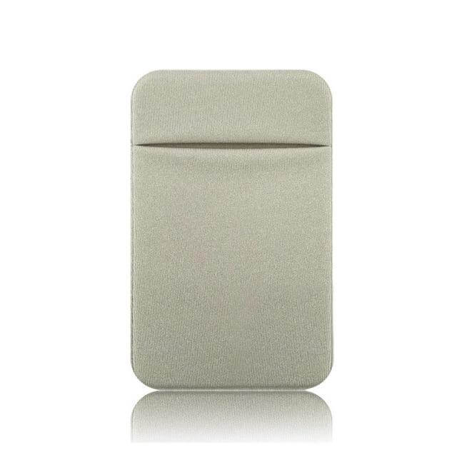 iPhone Case Silicone Built-In Card Pocket Slim Lightweight Protection