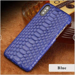 iPhone Case Textured Leather Fitted Design Camera Cutout
