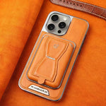 iPhone Wallet Case Leather Built-In Kickstand Card Holder