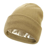 Noor Silk Winter Hat – Wool & Silk – Frizz Protection for Hair