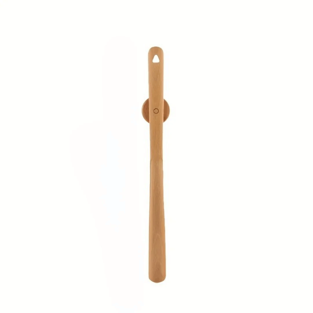 Eleganter Holz-Schuhlöffel mit Magnetfunktion