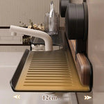 Elegant Wooden Shelf for Your Sink – Organized Without Drilling