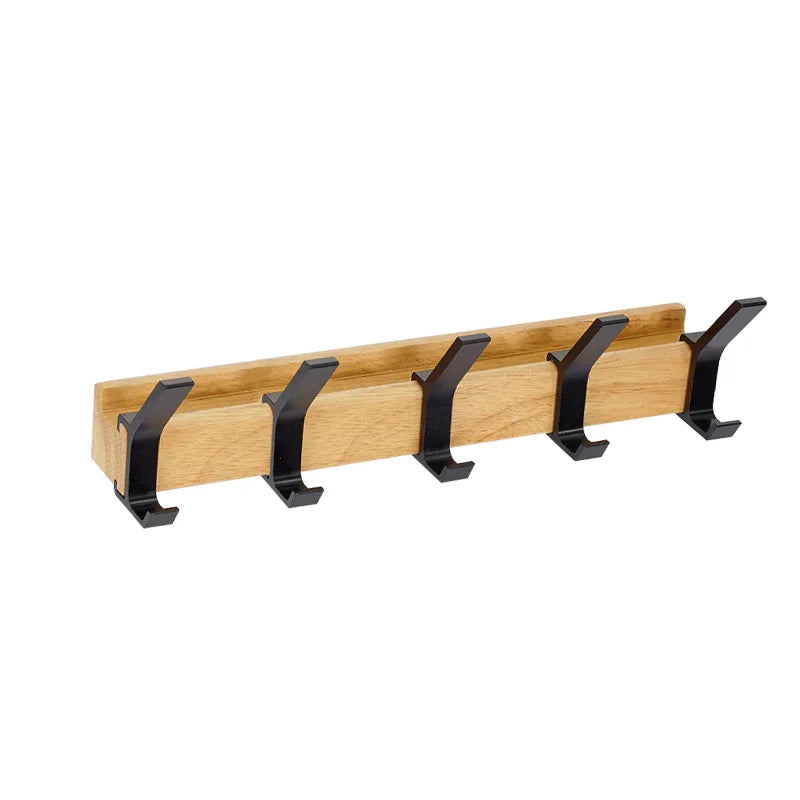 Wandgarderobe mit Verstellbaren Doppelhaken | Platzsparendes Design