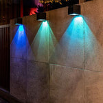 Solarbetriebene Wandleuchte | Wetterfeste LED Außenlampe | Luminara