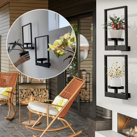 Wandpflanzenhalter | Elegantes Metall-Design | Multifunktional & Platzsparend