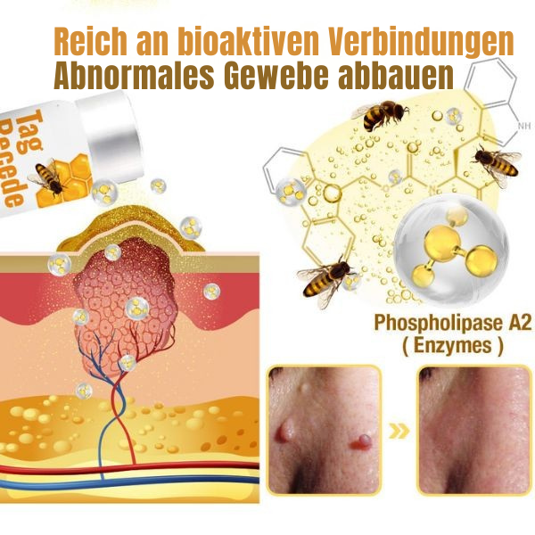 Skincare product against skin impurities | Painless application | Bee sting formula