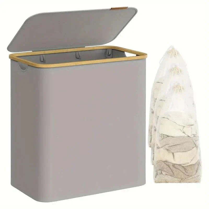 Laundry Hamper 150L | Modern Style with Lid | Laundry Organizer