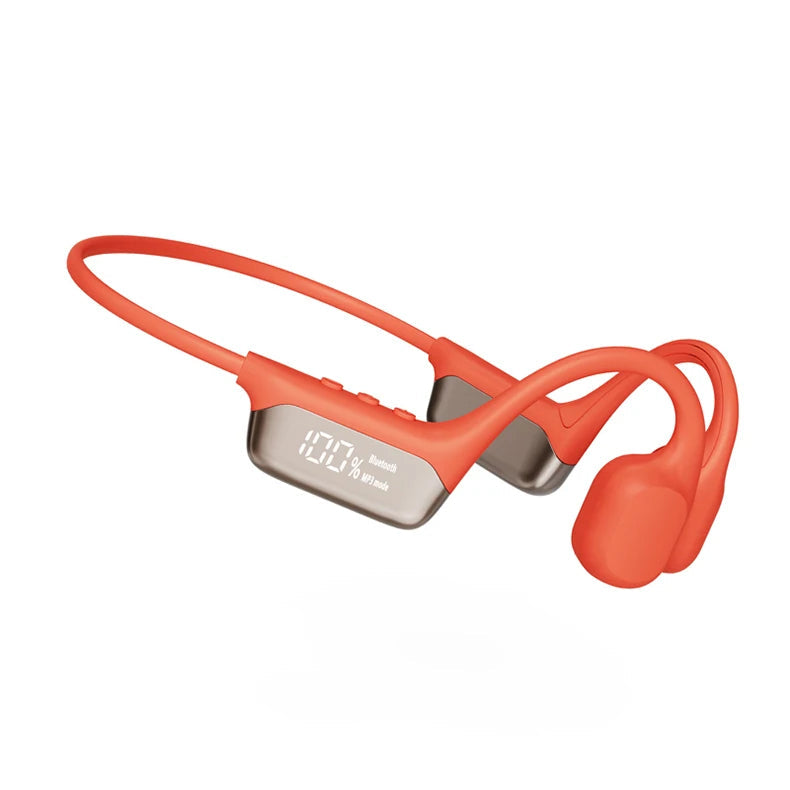 Waterproof Bone Conduction Swimming Headphones with MP3 – No Phone