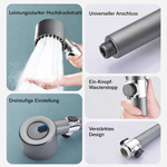 Water-saving shower filter with massage function | High-pressure shower head
