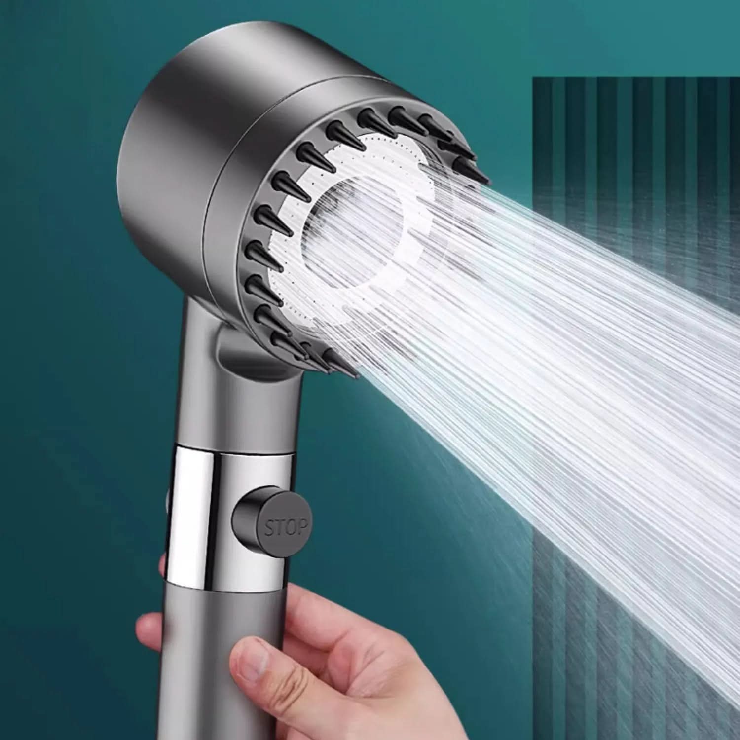 Water-saving shower filter with massage function | High-pressure shower head