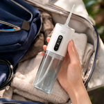Water jet device for thorough oral hygiene | Flexibly adjustable cleaning modes | Replaceable nozzles