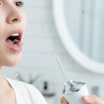 Water jet device for thorough oral hygiene | Flexibly adjustable cleaning modes | Replaceable nozzles
