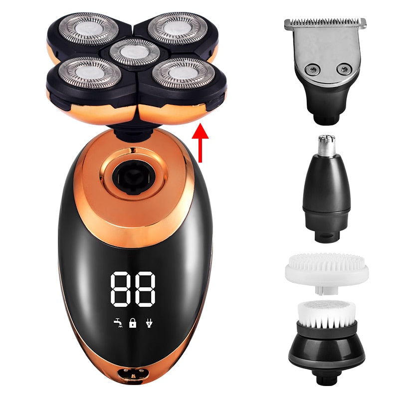 Vielseitiger, Wasserdichter Akku-Trimmer für Herren