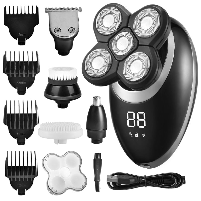 Vielseitiger, Wasserdichter Akku-Trimmer für Herren