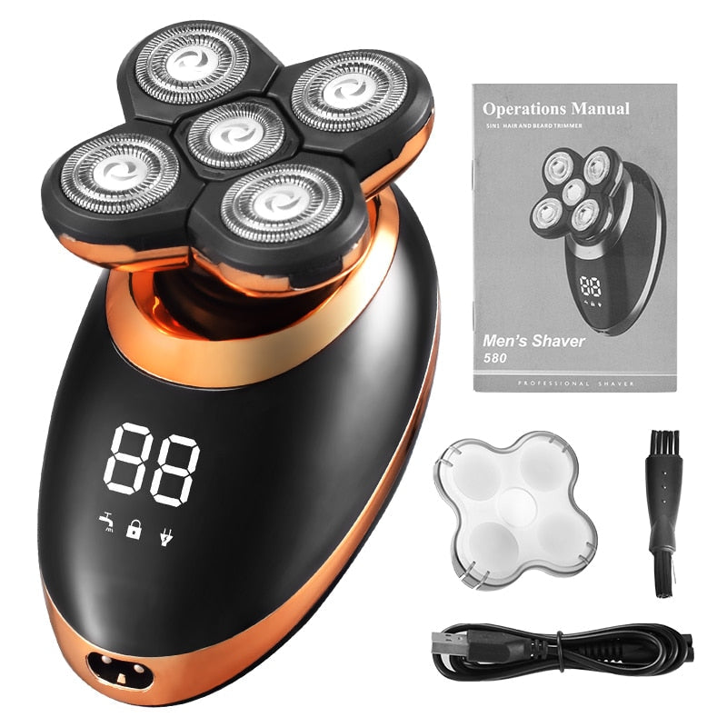 Vielseitiger, Wasserdichter Akku-Trimmer für Herren