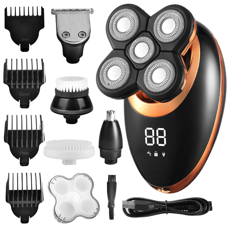 Vielseitiger, Wasserdichter Akku-Trimmer für Herren