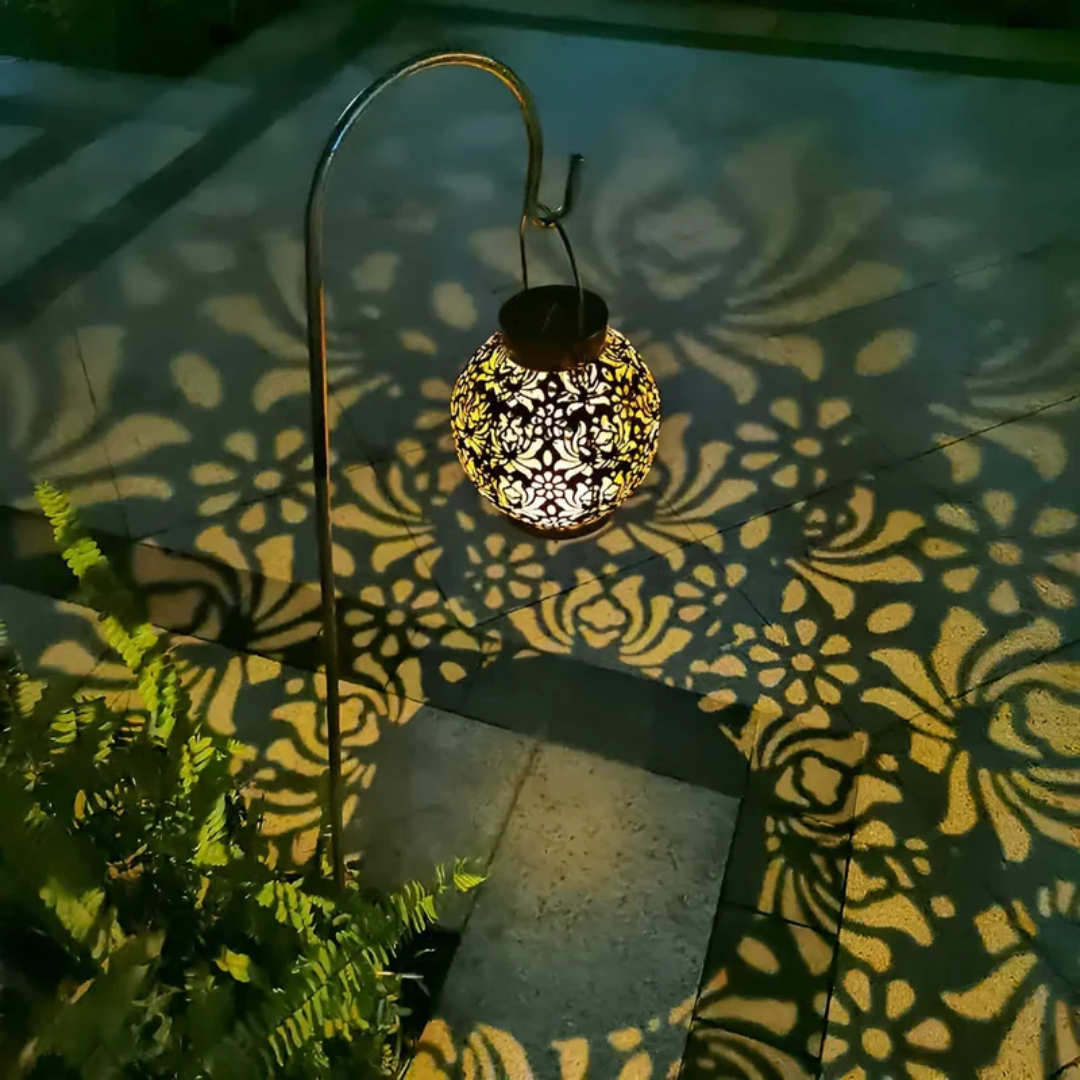 Waterproof LED Solar Garden Pendant Light - Lichterglanz