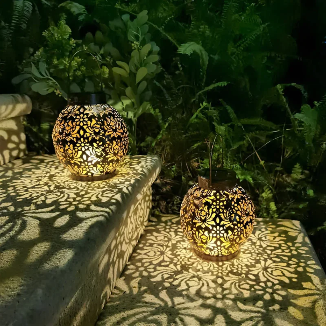 Waterproof LED Solar Garden Pendant Light - Lichterglanz