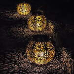 Waterproof LED Solar Garden Pendant Light - Lichterglanz