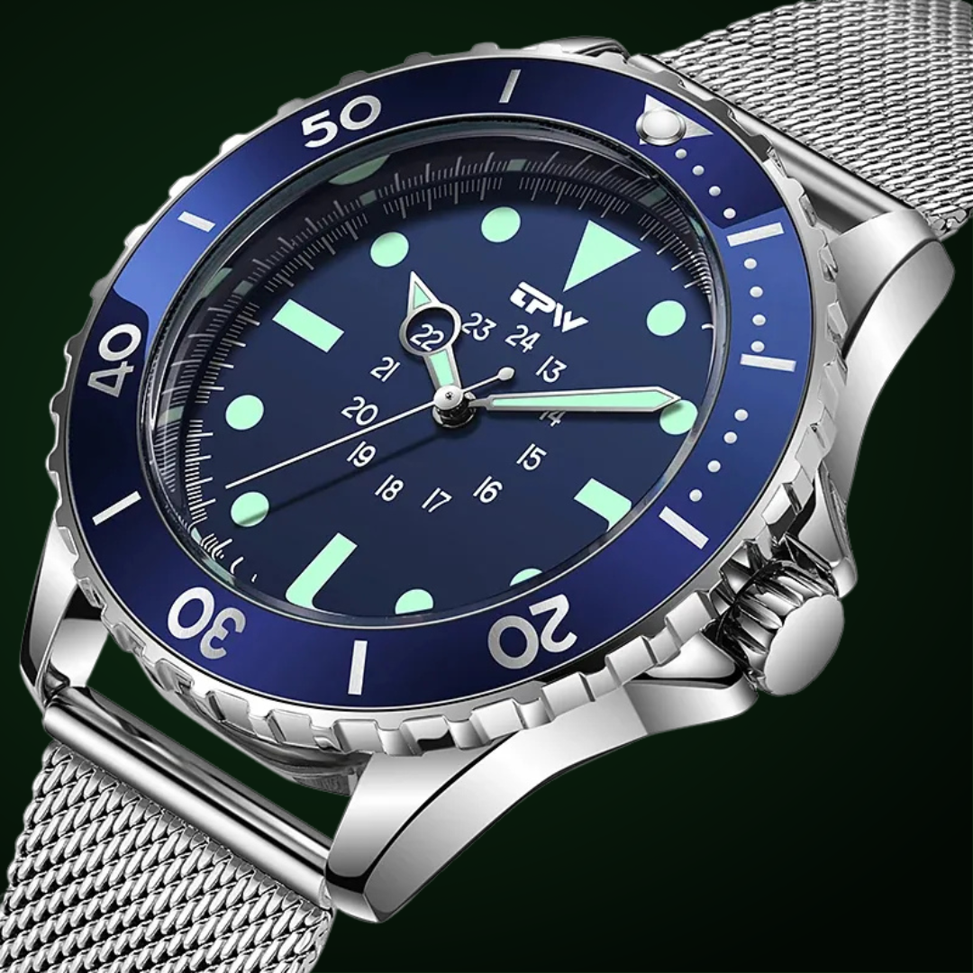 Wasserdichte taktische Armbanduhr im Taucherdesign
