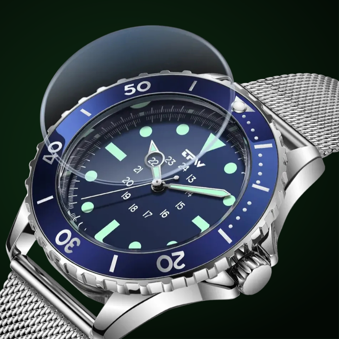 Wasserdichte taktische Armbanduhr im Taucherdesign