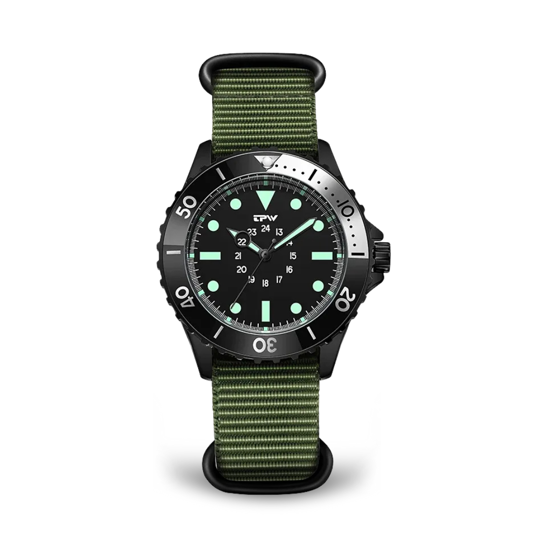 Wasserdichte taktische Armbanduhr im Taucherdesign