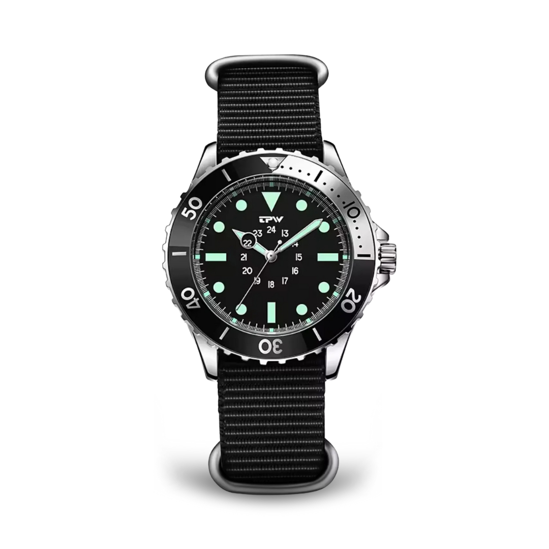 Wasserdichte taktische Armbanduhr im Taucherdesign