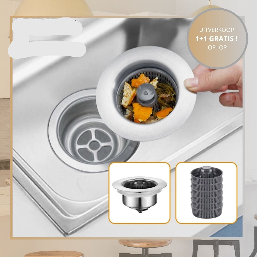 KlarheitPlus | 3-in-1 Abflussfilter für reines Trinkwasser