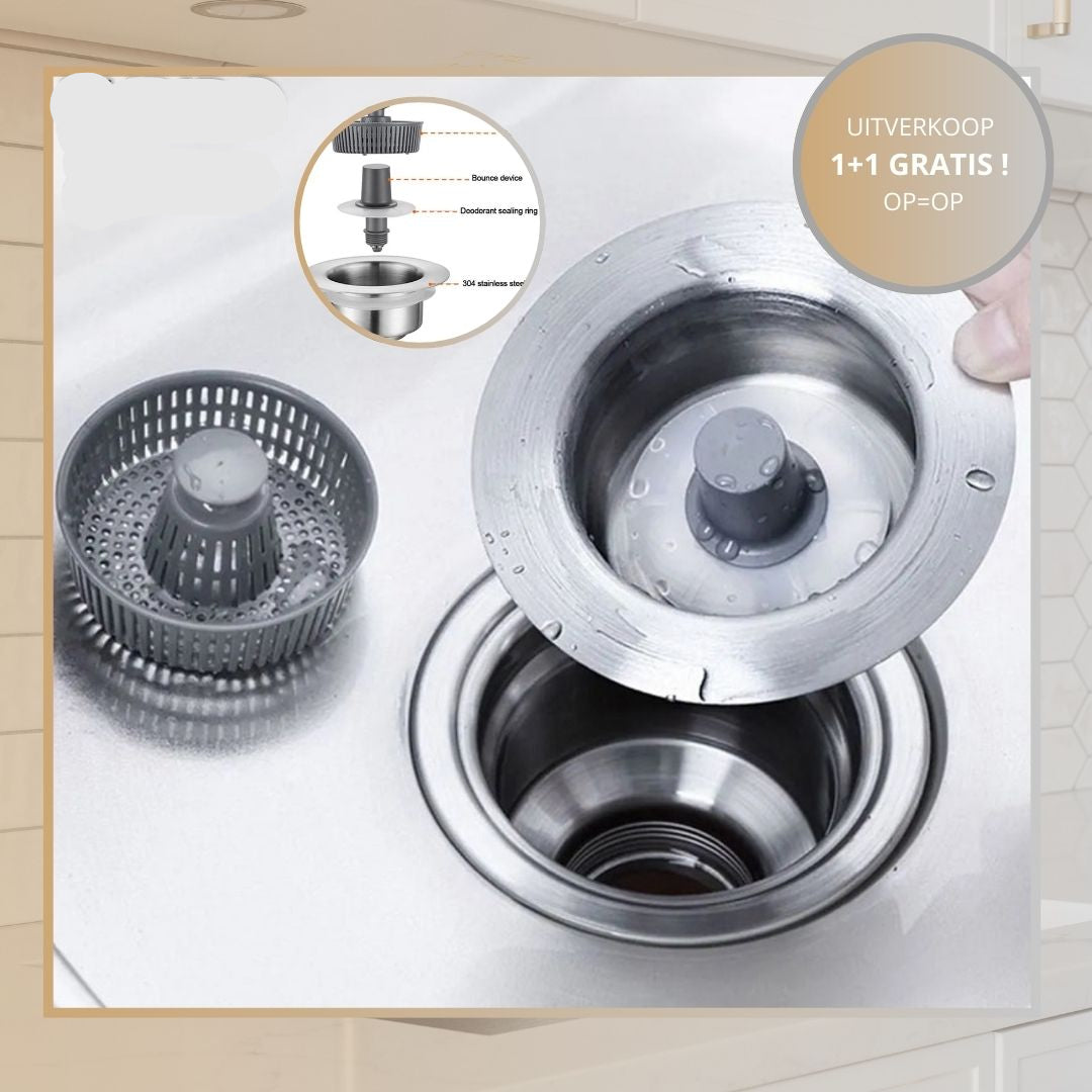 KlarheitPlus | 3-in-1 Abflussfilter für reines Trinkwasser