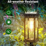 Solar-Powered Garden Light with Automatic Dusk Sensor