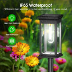 Solar-Powered Garden Light with Automatic Dusk Sensor