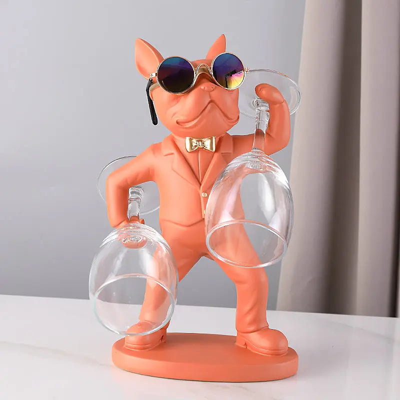 Wine Glass Holder | Handmade Dog-themed Table Decoration