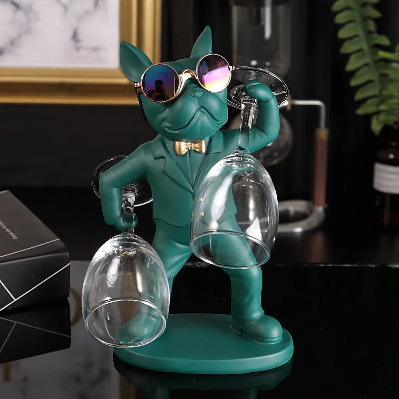Wine Glass Holder | Handmade Dog-themed Table Decoration