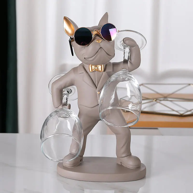 Wine Glass Holder | Handmade Dog-themed Table Decoration