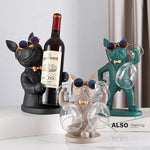Wine Glass Holder | Handmade Dog-themed Table Decoration