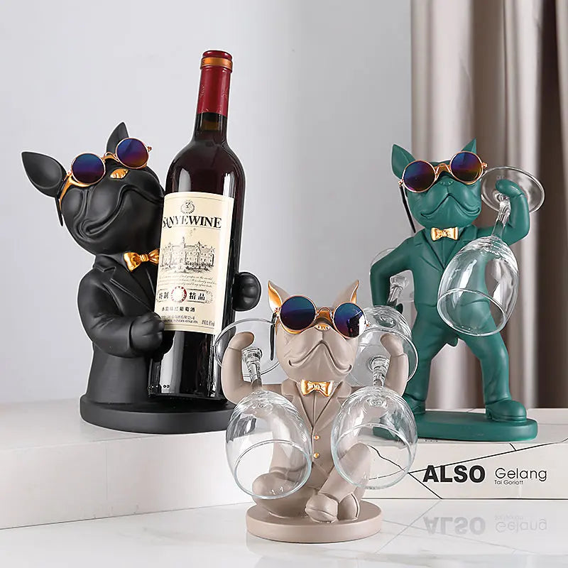 Wine Glass Holder | Handmade Dog-themed Table Decoration