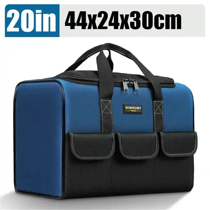 Multifunctional Tool Bag with Compartments | Water-Resistant Material | Self-Standing