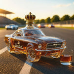 Whiskey Decanter in Sports Car Design | Elegant Glass Shape