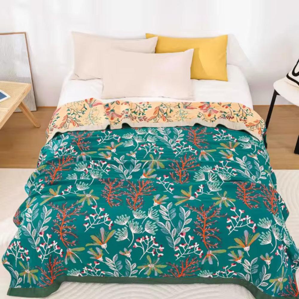 Soft Floral Blanket for Comfort and Style