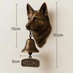 Handcrafted Cast Iron Dog Doorbell – Welcome Bell