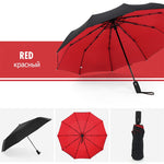 Robuster Sturm-Regenschirm mit Windschutz