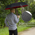 Robuster Sturm-Regenschirm mit Windschutz