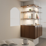 Cordless LED Motion Sensor Light - Rechargeable, Adjustable Brightness, Easy Installation for Shelves, Cabinets & Hallways