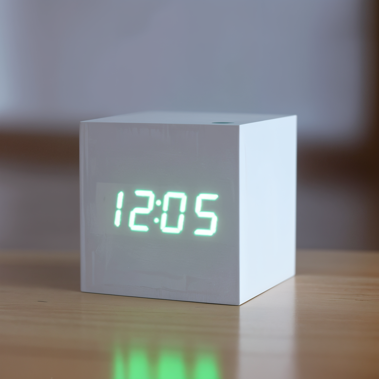 Stilvolle LED-Wanduhr aus Holz für modernes Wohnen