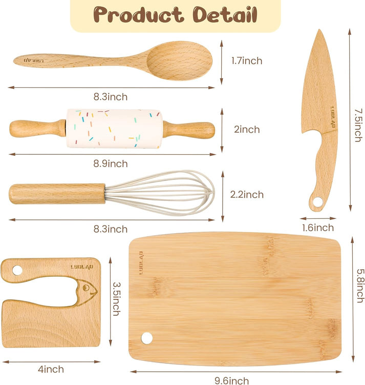 Holzbackset für Kinder | Kulinarische Entdeckungsreise