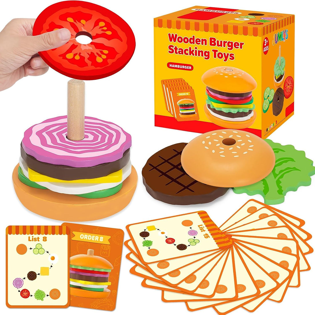 Holz Bürger Stapelspielzeug | Lern- und Spielvergnügen für Kinder!