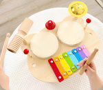 Holz Schlagzeug Set - Musikalisches Spiel und Kreativität