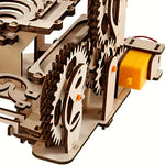 HolzHandwerk - 3D Puzzle Bahn zum Selberbauen für Lernende