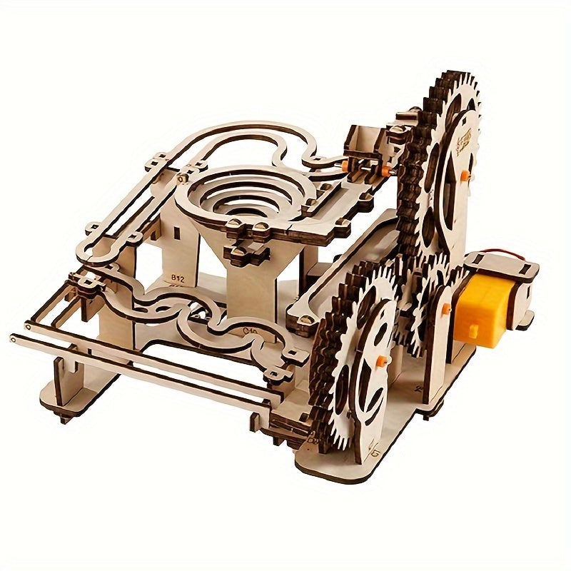 HolzHandwerk - 3D Puzzle Bahn zum Selberbauen für Lernende