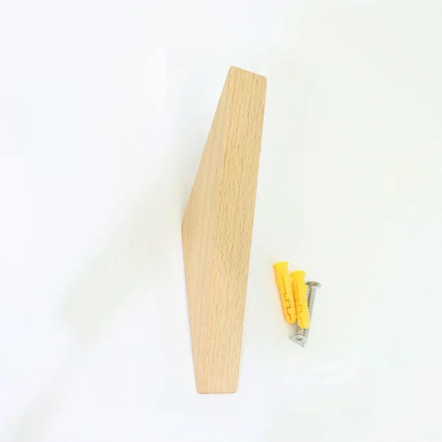 Wandhaken aus Massivholz – Schlichter Haken für Flur, Schlafzimmer oder Wohnzimmer